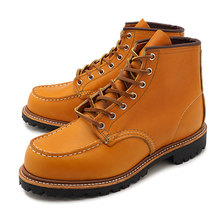 RED WING IRISH SETTER 6&rdquo; MOCTOE VIBRAM LUG SOLE GOLD RUSSET SEQUOIA 9879画像