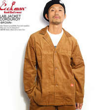 COOKMAN LAB.JACKET CORDUROY -BROWN-画像