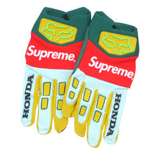 Supreme &times; Honda &times; Fox Racing 19FW Gloves MOSS画像