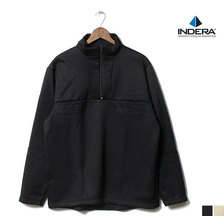 INDERA MILLS 985ZM POLYESTER MILTARY FLEECE HALF ZIP PULLOVER LONG-T画像