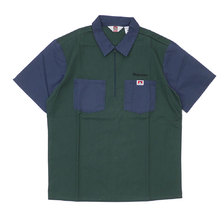 Supreme &times; BEN DAVIS 19FW Half Zip Work Shirt NAVY画像