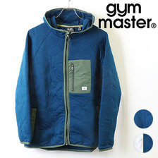 gym master マウンテンキルト ジップフードジャケット G333616画像