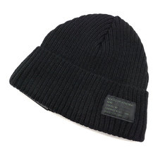 NEW ERA OUTDOOR INNER FLEECE MILITARY KNIT CAP BLACK 12108456画像