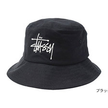 STUSSY Big Logo Bucket Hat 132942画像