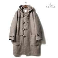 HERILL CASHMERE HEAVY MELTON DUFFLE COAT画像