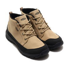 KEEN GLIESER CHUKKA NYLON WP Cornstalk/Black 1021570画像