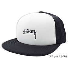 STUSSY FA19 Smooth Stock Foam Trucker Cap 131907画像