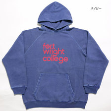 DUBBLE WORKS Lot.89005 PIGMENT DYE RAGLAN SLEEVE SWEAT HOODIE FORT WRIGHT画像