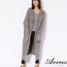 AVIREX HOODIE LONG CARDIGAN 6294012画像