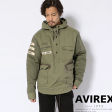 AVIREX QUILT PULL OVER MILITARY SHIRT 6195133画像