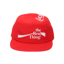 COCA-COLA by ATMOS LAB THE REAL THINGS CAMP CAP RED AL19F-HG04-RED画像