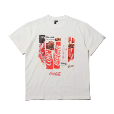 COCA-COLA by ATMOS LAB PANEL PHOTO TEE WHITE AL19F-PT03-WHT画像