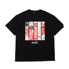 COCA-COLA by ATMOS LAB PANEL PHOTO TEE BLACK AL19F-PT03-BLK画像