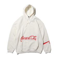 COCA-COLA by ATMOS LAB PANEL PHOTO HOODIE WHITE AL19F-TP03-WHT画像