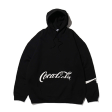 COCA-COLA by ATMOS LAB PANEL PHOTO HOODIE BLACK AL19F-TP03-BLK画像