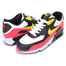 NIKE AIR MAX 90 LTR(GS) white/chrome yellow-black 833412-120画像