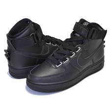 NIKE WMNS AF1 HI UTILITY black/black-black AJ7311-001画像