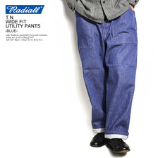 RADIALL T.N. WIDE FIT UTILITY PANTS -BLUE- TN-19AW-PT009画像