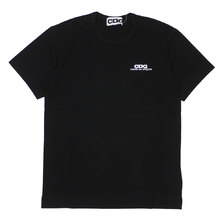 CDG COMME des GARCONS ONE POINT LOGO TEE BLACK画像