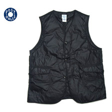 POST OVERALLS 1512 ROYAL TRAVELER NYLON TAFFETA VEST w/Thinsulate black画像