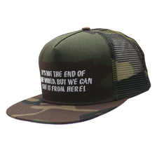 Supreme 19FW End of the World Mesh Back 5-Panel WOODLAND CAMO画像