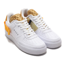 NIKE AF1-TYPE WHITE/UNIVERSITY GOLD-GOLD SUEDE AT7859-100画像
