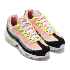 NIKE WMNS AIR MAX 95 SE BLACK/WHITE-CORAL STARDUST 918413-006画像