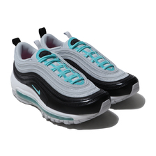 NIKE W AIR MAX 97 PURE PLATINUM/AURORA GREEN-BLACK-WHITE 921733-065画像