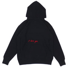 RHC Ron Herman &times; Champion I Love You Reverse weave Hoodie BLACK画像