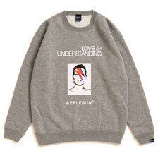 APPLEBUM Thunder Kate Crew Sweat H.GREY画像