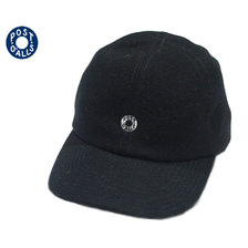 POST OVERALLS 3903 WOOL FLANNEL BASEBALL CAP black画像