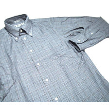 INDIVIDUALIZED SHIRTS L/S STANDARD FIT B.D. GLEN CHECK SHIRTS grey x beige画像