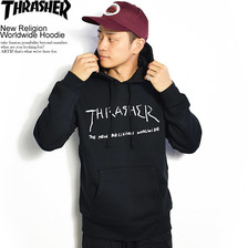 THRASHER New Religion Worldwide Hoodie TH95150画像