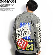 Zephyren WORK SHIRT L/S -STRIPE- Z19AD22S画像