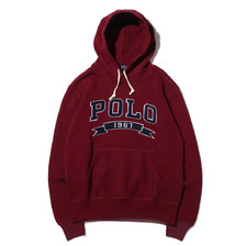 POLO RALPH LAUREN LSPOHOODM2-LONG SLEEVE-KNIT BURGUNDY画像