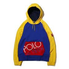 POLO RALPH LAUREN HYBRID PO M9-LONG SLEEVE-KNIT YELLOW MULTI画像
