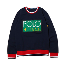 POLO RALPH LAUREN LSCNM2-LONG SLEEVE-KNIT NAVY MULTI画像