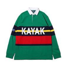 POLO RALPH LAUREN LSYDRUGBY M2-LONG SLEEVE-KNIT GREEN MULTI画像