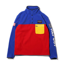 POLO RALPH LAUREN PADDLINGPOM2-LONG SLEEVE-KNIT ROYAL BLUE MULTI画像