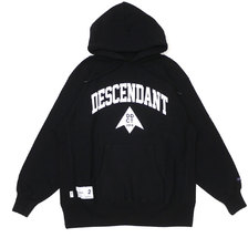 Ron Herman &times; DESCENDANT TEAM HOODED SWEATSHIRT BLACK 192ATDS-CSM28画像