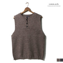 comm. arch. HAND FRAMED KNITTED VEST画像
