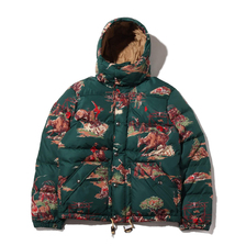POLO RALPH LAUREN HWTHRNE JKT-DOWN FILL-JACKET GREEN PRINT画像