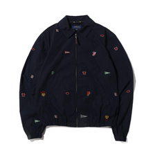 POLO RALPH LAUREN BAYPORT WB-UNLINED-JACKET NAVY MULTI画像