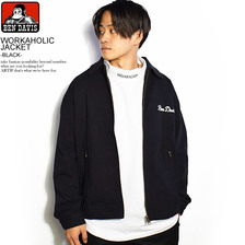 BEN DAVIS WORKAHOLIC JACKET -BLACK- G-9780012画像