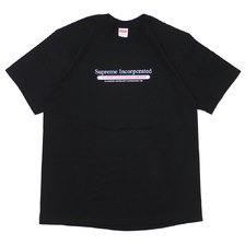 Supreme 19FW Inc. Tee BLACK画像