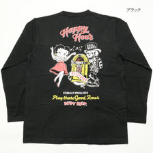 SKULL WORKS &times; BETTY BOOP ロンT "ジュークボックスベティー" BTY-70画像
