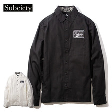 Subciety EMBLEM SHIRT L/S-Plain- 105-20042画像