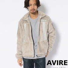 AVIREX LONG PILE FLEECE COMBAT ZIP CARDIGAN 6193481画像