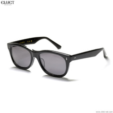 CLUCT 鯖江 SUNGLASSES (BLACK / DK.GRAY LENS) 02976画像