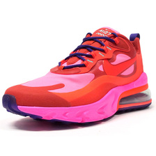 NIKE AIR MAX 270 REACT MYSTIC RED/PINK BLAST/HABANERO RED/BRIGHT CRIMSON AO4971-600画像